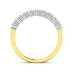 9ct Yellow Gold Round Diamond Ring 2