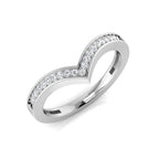 18ct White Gold Round Diamond Ring 1