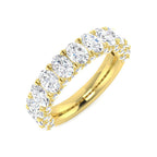 9ct Yellow Gold Oval Lab Grown Diamond Ring 1