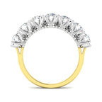9ct Two Tone Round Cvd Old Cut Ring 2