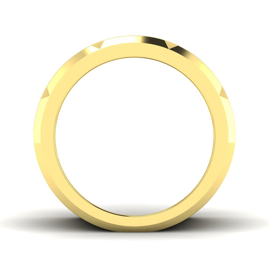 9ct Yellow Gold Round Lab Grown Diamond Ring 2