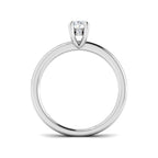 Platinum Oval Diamond Ring 2