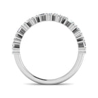 Platinum Baguette and Marquise Diamond Ring 2