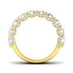 9ct Yellow Gold Round Lab Grown Diamond Ring 2