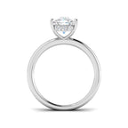 9ct White Gold Cushion Lab Grown Diamond Ring 2
