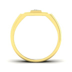 9ct Yellow Gold Round Lab Grown Diamond Ring 2