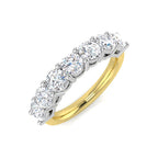 18ct Yellow Gold Round Lab Grown Diamond Ring 1