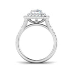 9ct White Gold Round Lab Grown Diamond Ring 2