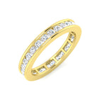 9ct Yellow Gold Round Lab Grown Diamond Ring 1
