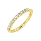9ct Yellow Gold Round Lab Grown Diamond Ring 1