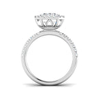 Platinum Emerald Cut Lab Grown Diamond Ring 2