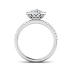 Platinum Round Lab Grown Diamond Ring 2