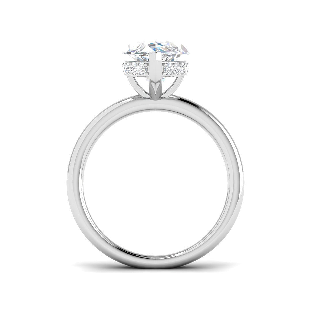 Platinum Marquise Lab Grown Diamond Ring 2