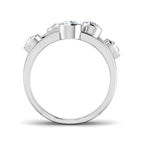 9ct White Gold Round Lab Grown Diamond Ring 2