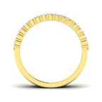 9ct Yellow Gold Round Lab Grown Diamond Ring 2