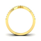 9ct Yellow Gold Round Lab Grown Diamond Ring 2