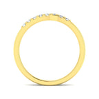 9ct Yellow Gold Round Lab Grown Diamond Ring 2