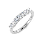 9ct White Gold Round Lab Grown Diamond Ring 1