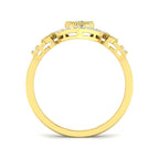 9ct Yellow Gold Round Cvd Old Cut Ring 2