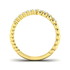 9ct Yellow Gold Round Lab Grown Diamond Ring 2