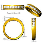 Platinum Round Lab Grown Diamond Ring 2