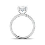Platinum Cushion Lab Grown Diamond Ring 2