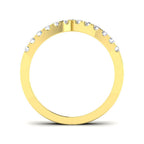 9ct Yellow Gold Round Lab Grown Diamond Ring 2