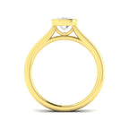 9ct Yellow Gold Cushion Lab Grown Diamond Ring 2