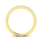 18ct Yellow Gold Round Lab Grown Diamond Ring 2