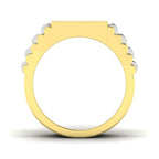 9ct Yellow Gold Round Lab Grown Diamond Ring 2