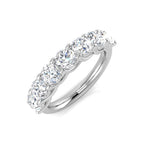 9ct White Gold Round Lab Grown Diamond Ring 1