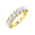 9ct Yellow Gold Marquise Lab Grown Diamond Ring 1