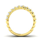 9ct Yellow Gold Round Lab Grown Diamond Ring 2