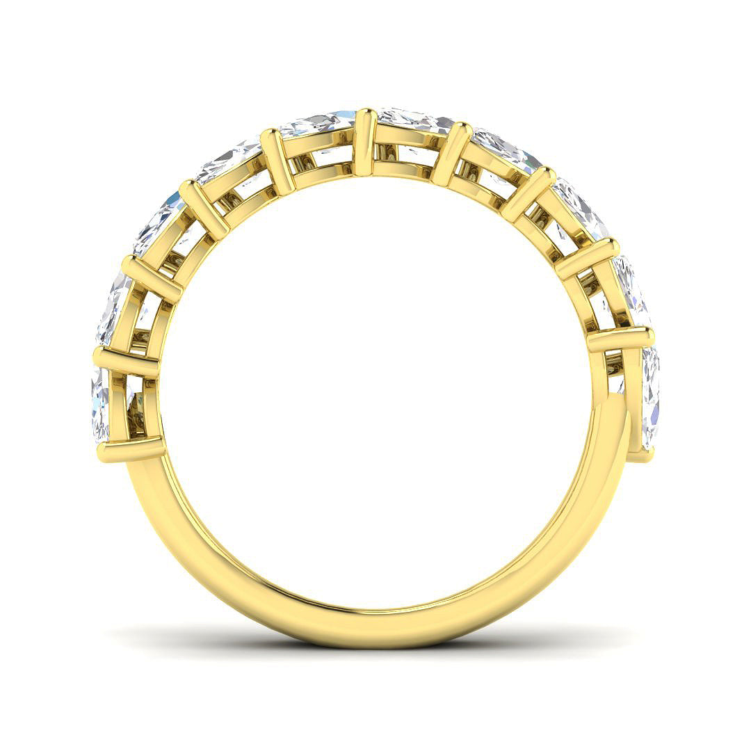 9ct Yellow Gold Marquise Lab Grown Diamond Ring 2