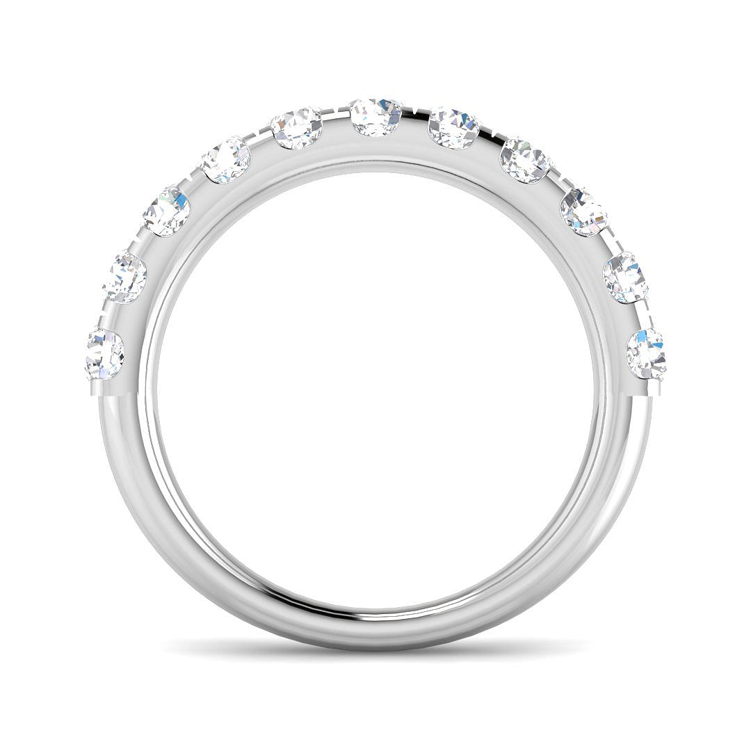 9ct White Gold Round Diamond Ring 2