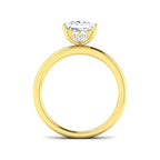 9ct Yellow Gold Princess Lab Grown Diamond Ring 2