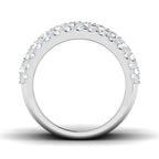 9ct White Gold Round Lab Grown Diamond Ring 2