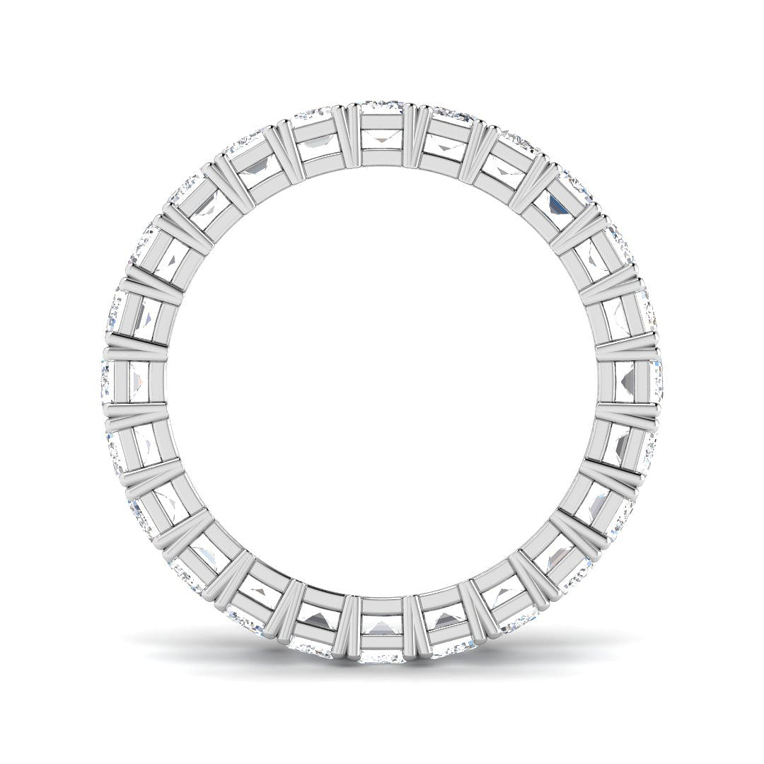 Platinum Emerald Cut Lab Grown Diamond Ring 2
