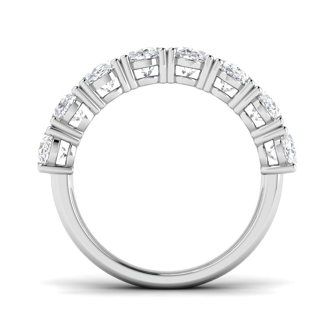 9ct White Gold Oval Lab Grown Diamond Ring 2