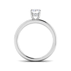 Platinum Radiant Lab Grown Diamond Ring 2