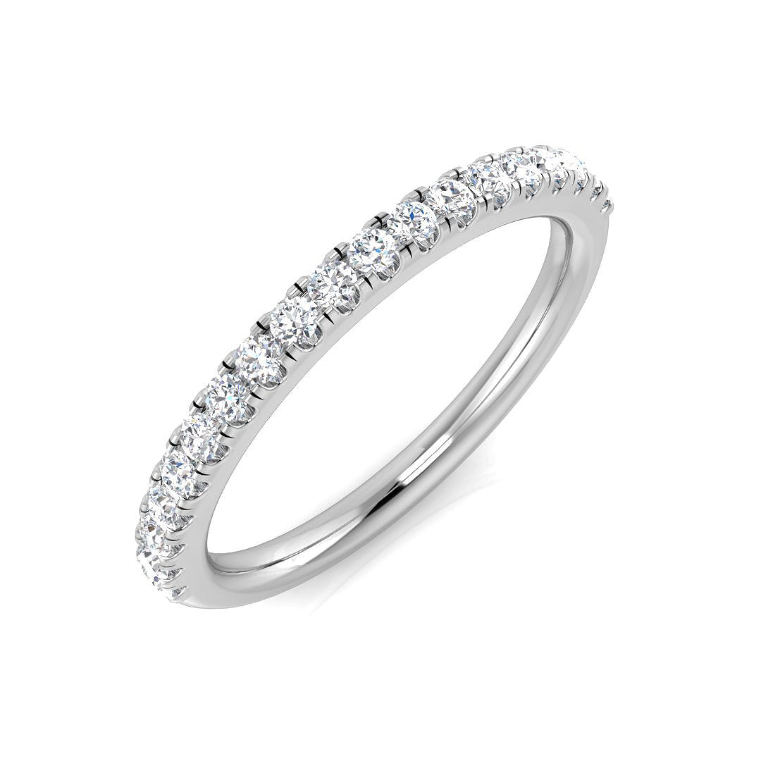 Platinum Round Lab Grown Diamond Ring 1
