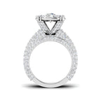 9ct White Gold Round Lab Grown Diamond Ring 2