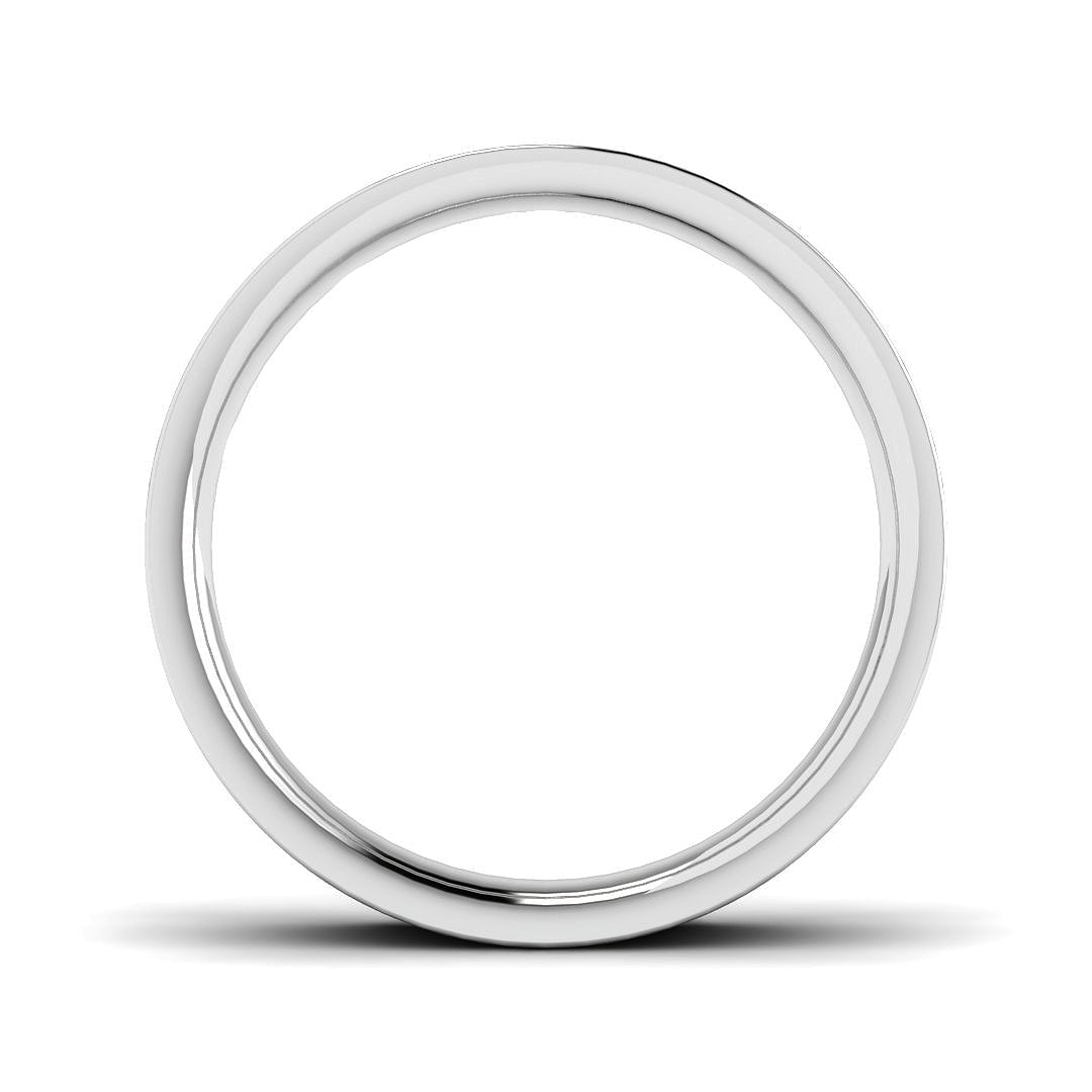 Platinum Round Lab Grown Diamond Ring 2