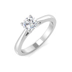 Platinum Round Lab Grown Diamond Ring 1
