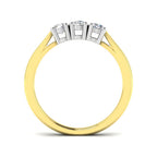 9ct Yellow Gold Round Lab Grown Diamond Ring 2