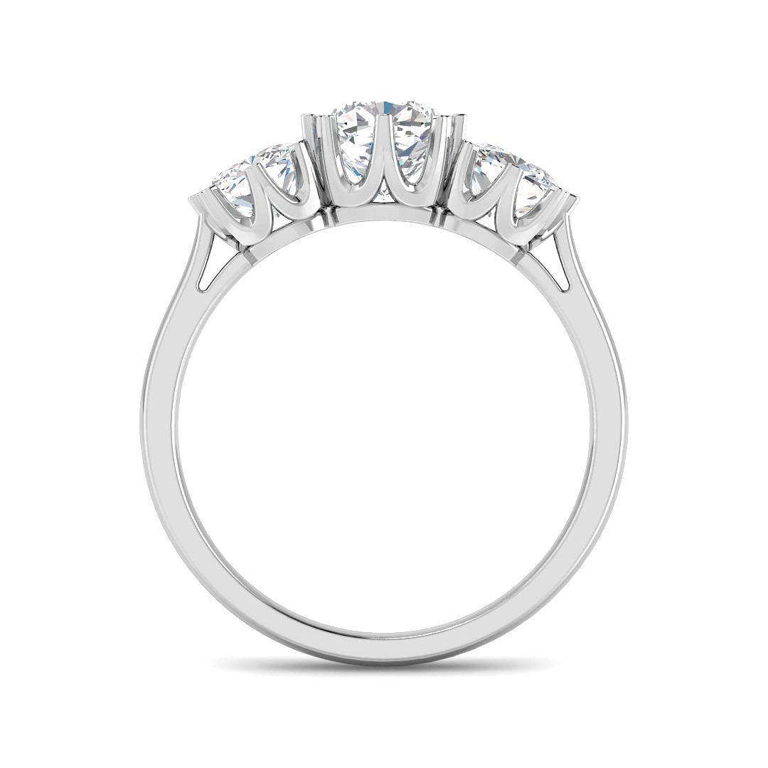 Platinum Cushion Diamond Ring 2