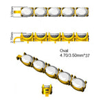 9ct Yellow Gold Oval Lab Grown Diamond Bracelet 2