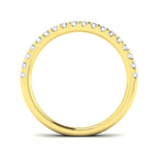 9ct Yellow Gold Round Lab Grown Diamond Ring 2