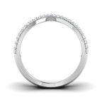 9ct White Gold Round Lab Grown Diamond Ring 2