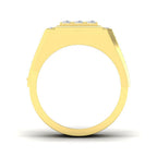 9ct Yellow Gold Round Lab Grown Diamond Ring 2